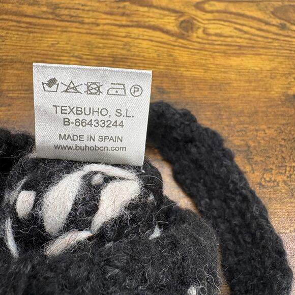 Buho Barcelona Knit Romper Size 6 Months Overalls Wool Blend Winter Classic - Picture 5 of 12